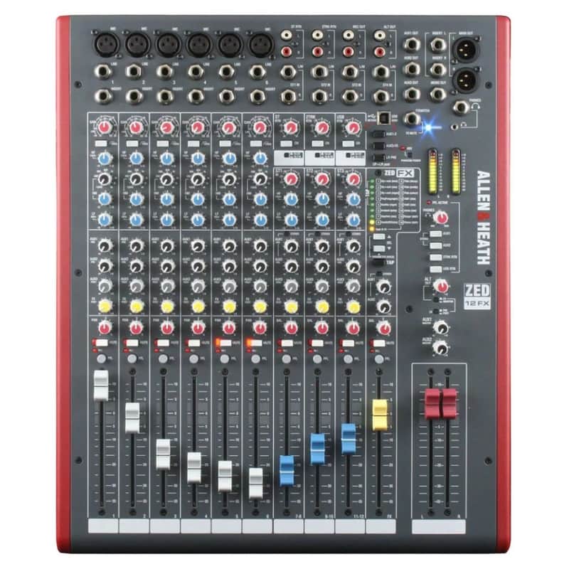 Allen & Heath ZED-12FX 12-Channel Multipurpose USB Mixer with Effects *USA Small Business* image 1
