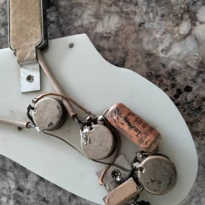 Kent/Stewart Loaded Pickguard 1960's - Cream image 4