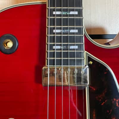 Ibanez GB10SEFM-SRR George Benson Signature Sapphire Red Electric Guitar image 3