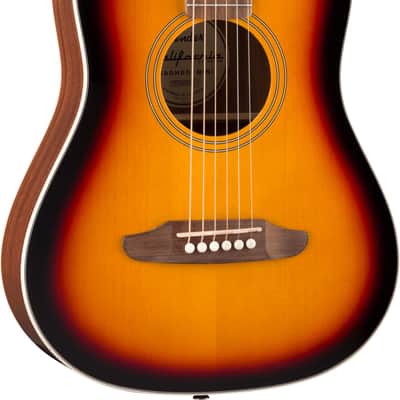Fender California Standard Redondo Mini Acoustic Guitar 3-Color Sunburst w/Gig Bag image 2