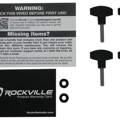 Rockville Z55 Z-Style 2-Tier Keyboard Stand+Bag+Mic/Tablet Stand Attachment image 3