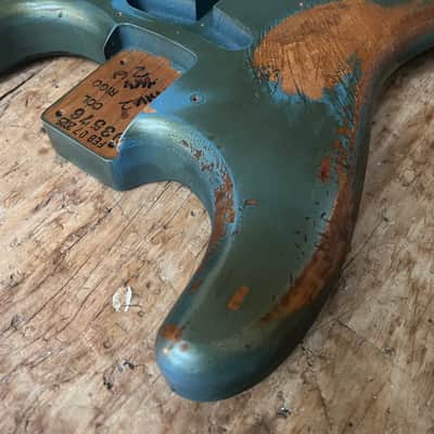 Fender American Vintage II Heavy Aged Body 2025 - Super Faded Pelham Blue image 5