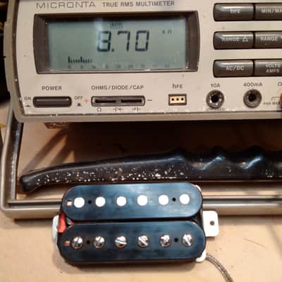 AMI LZ-01 Humbucker Pickup Set (hand-wound) like PAF - Black image 1