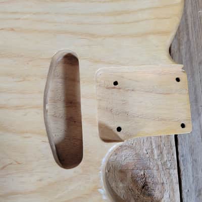 Unbranded Telecaster Style One-Piece Ash Body Brush Finished image 7