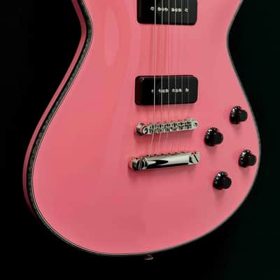Knaggs Guitars - Kenai - TOM - Coral - Lollar P90's - Onyx Binding - Rosewood FB - Nickel Hardware - OHSC - Call for Best Price !!! image 1