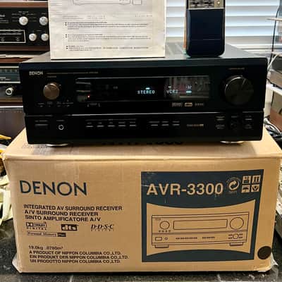 Denon AVR-3300 AV Surround Receiver w/ Remote, Box & Owner’s Manual; Tested image 1