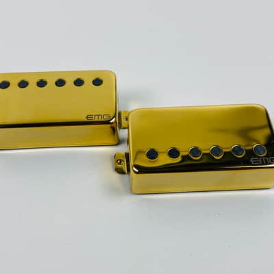EMG JH James Hetfield "Het" Signature Active Pickup Set -Seek and Destroy-Gold image 1