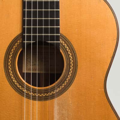 Manuel Velazquez  El Clasico Special Classical Guitar (1963), ser. #F-46, original black hard shell case. image 14