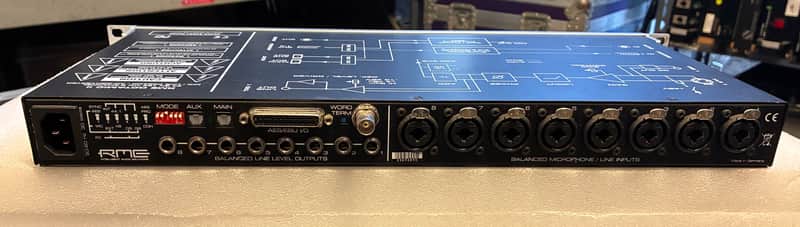 RME OctaMic II 8-Channel Microphone Preamp / A/D Converter 2010s - Blue image 1