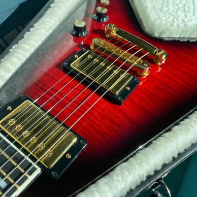 Gibson 50th Anniversary Flying V 2008 GOTM - AAA top Brimstone Burst + OHSC image 16