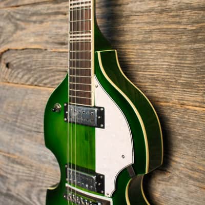 Hofner Ignition Pro Violin Guitar - Green image 3