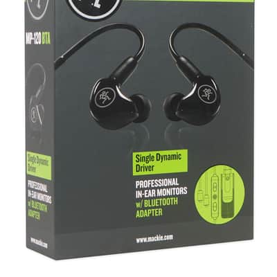 Mackie MP-120 BTA Single Dynamic Driver Professional In-Ear Monitors w/Bluetooth image 6