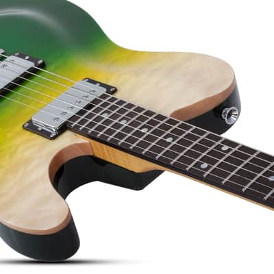 Schecter PT Classic Caribbean Fade Burst w/Case image 3