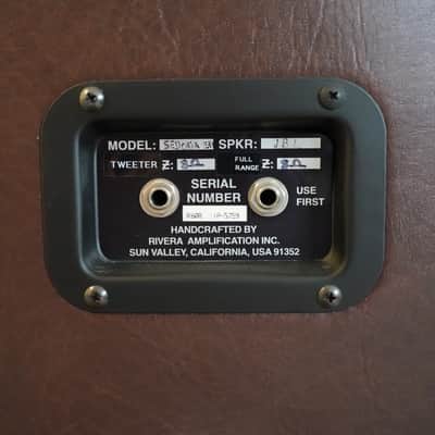 Rivera Rivera Sedona Tube Head + Dual Matching Sedona EX Extension Cabinets (Full Stack) – Loaded with JBL Drivers 2010 - Brown Rolex image 12