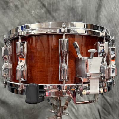 Tama Superstar Mastercraft AW456 6.5x14 Snare 1982 - Super Mahogany image 3