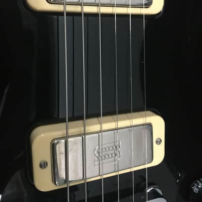 Hamer Archtop GT 1993 Black USA Seymour Duncan Firebird mini Humbuckers Studio Artist image 3