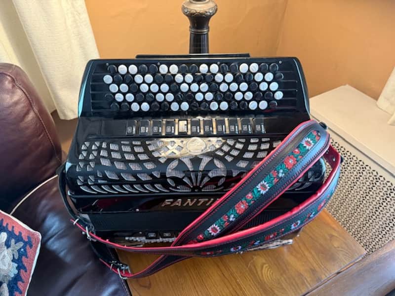Fantini professional accordion mid 2010s - Black image 1