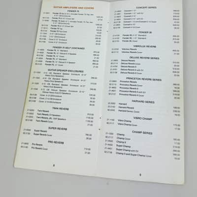 Fender Suggested Retail Price List 1981 image 3