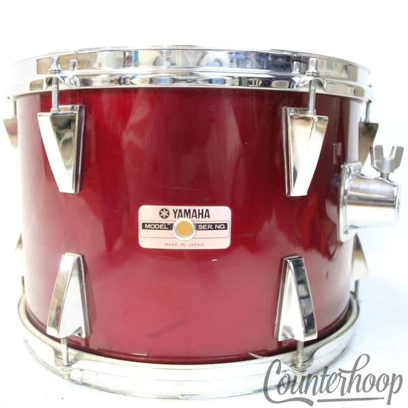 *Yamaha 13x9"5000 Series Red Garnet Stage Custom Tom Drum Vintage 80s Made Japan image 1