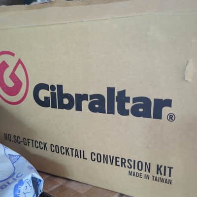 Gibraltar SC-GFTCCK Floor Tom Cocktail Conversion Kit 2010s - Chrome / Black image 3