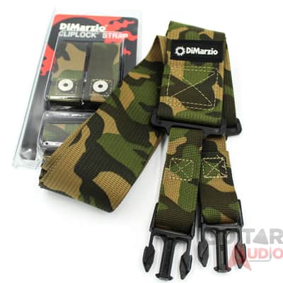 DiMarzio ClipLock Quick Release 2" Guitar Strap - CORDURA CAMOUFLAGE, DD2200CM image 3