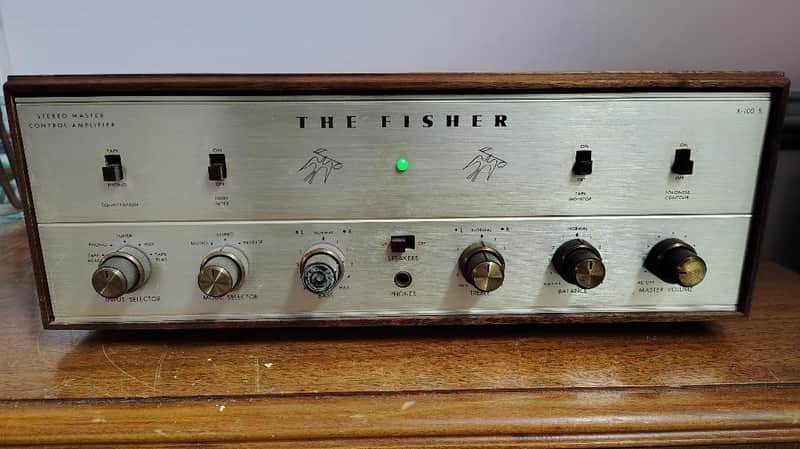 Fisher X-100-B tube amplifier in excellent condition - 1960's image 1