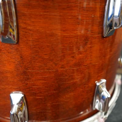 1985 Tama/Japan Superstar Series Rare 14" Birch Shell Tom - Super Mahogany Lacquer 10x14'' Tom image 5