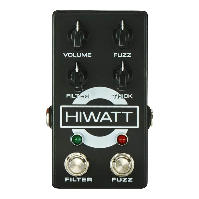 Hiwatt Filter Fuzz MkII 60s-Style Gain Machine Pedal - Black image 1