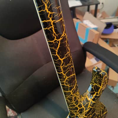 Jackson X Series SL3X DX Yellow 🟡 Crackle Soloist image 3