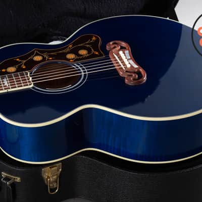 2015 Gibson Custom Shop Limited Edition SJ-200 – Trans Blue | OHSC + COA | Rare image 6