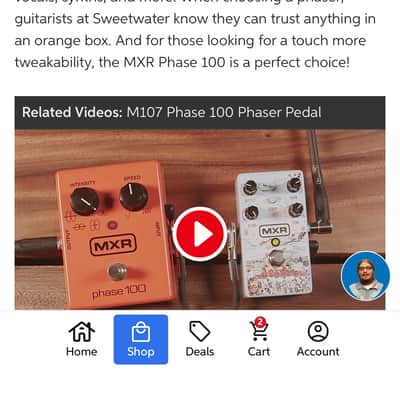 MXR M107 Phase 100 Phaser Pedal 2025 image 3