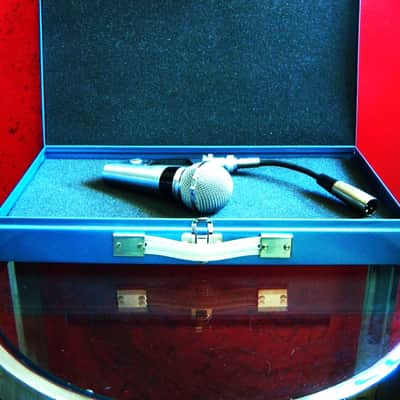 Vintage 1970's Shure 565S dynamic cardioid microphone Low Z Satin Chrome w accessories SM58 565SD 565 # 3 image 3