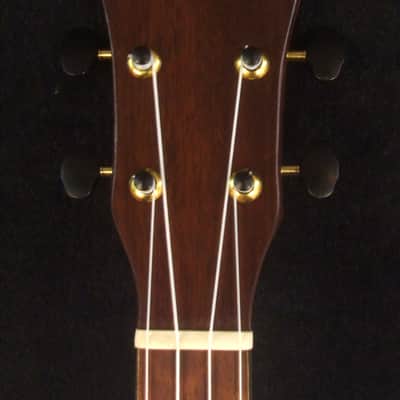 Handmade Tenor Ukulele, Solid Curly Hawaiian Koa, Curly Maple Arch-Back, MOP Floral Inlay, Bruce Wei UAG17-2016 image 8