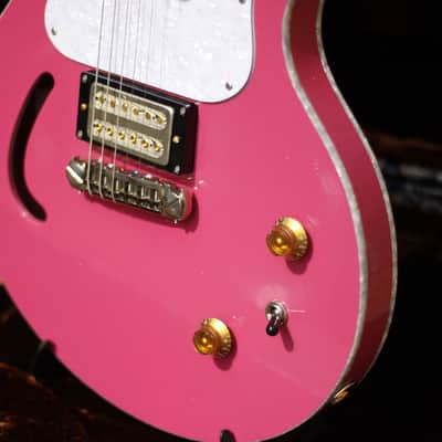 Perinetti Lancia Semi-Hollow - Pink Gold Sparkle image 7