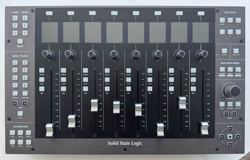 Solid State Logic SSL UF8 DAW Controller 2021 - Present - Black image 1