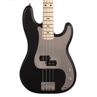 Fender Limited Edition 50th Anniversary Steve Harris Precision Bass Satin Black image 1