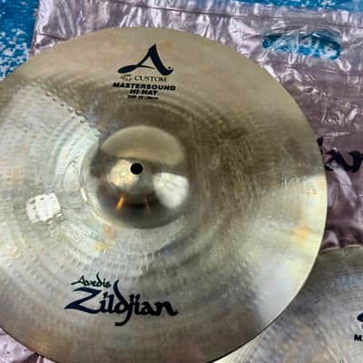 Don’t pay £512!! 15" Zildjian A Custom MASTERSOUND Hihats 1165g 1700g image 2