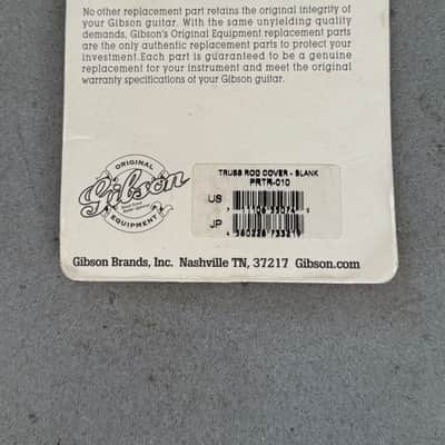 Gibson PRTR 010 Truss Rod Cover 2000s - Black image 2