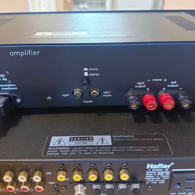 Hafler Hafler 9130 MOSFET Power Amplifier + Hafler 945 Tuner/Preamplifier image 2