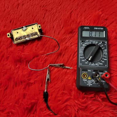 1978 Camel Chrome Covered Humbucker - 8.11K ohm - AlNiCo Magnet - Made in Japan MIJ image 8