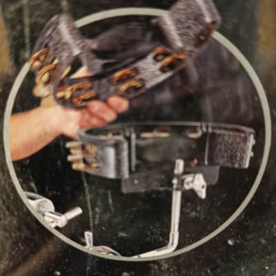 Pearl PTM10SH Quickmount Tambourine w/Stainless Steel Jingles image 3