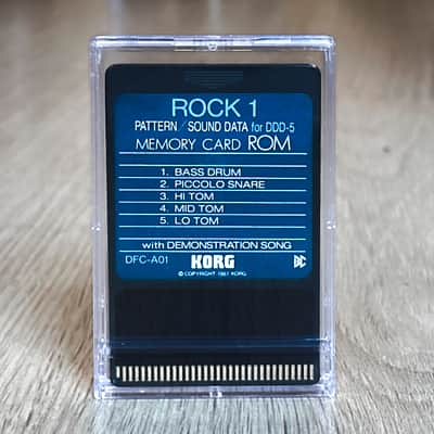 Korg DDD-5 ROM card | DFC-A01 Rock 1 image 1