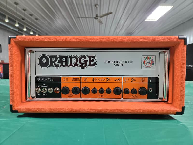 Orange Rockerverb 100 MK III 2-Channel 100-Watt Guitar Amp Head
