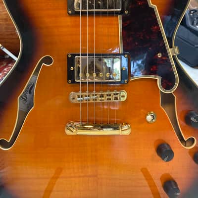 D'Angelico Excel EX-DC Semi-Hollow with Stop-Bar Tailpiece Vintage Sunburst image 5