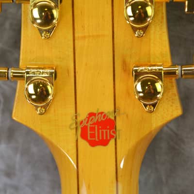 2006 Epiphone Elitist Broadway Guitar in OHSC - Antique Natural image 17