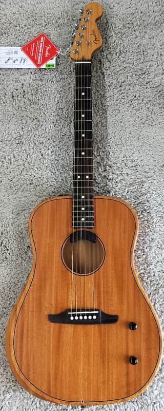 Fender Highway Acoustic Electric Mahogany Dreadnought Performance Guitar w/Bag image 1