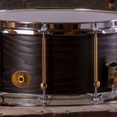 Noble & Cooley *Pre-Order* Solid Shell Classic 7x14" Ash Snare Drum Flamethrower Custom Finish w/Brass Tension Rods | Made in the USA | Special Order | Authorized Dealer image 1