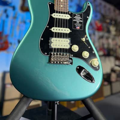 Fender American Professional Classic Stratocaster HSS Electric Guitar - Faded Sherwood Green Metallic GET PLEK'D! 186 image 5