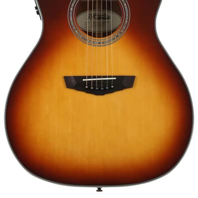 D'Angelico Premier Gramercy Acoustic-electric Guitar - Iced Tea Burst image 1