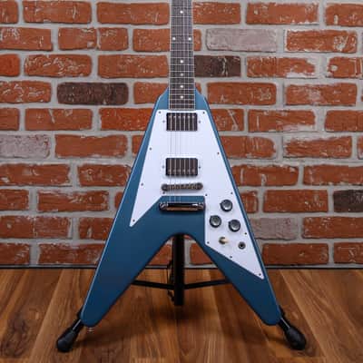 Gibson Custom Shop Made to Measure 1967 Flying V Demo Shop Bahama Blue VOS 2025 w/OHSC image 4